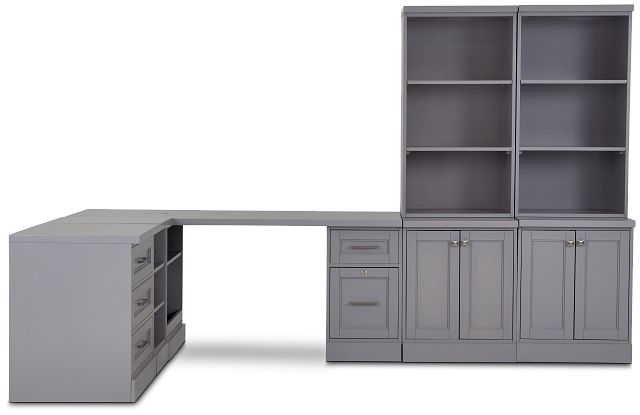 newport gray desk