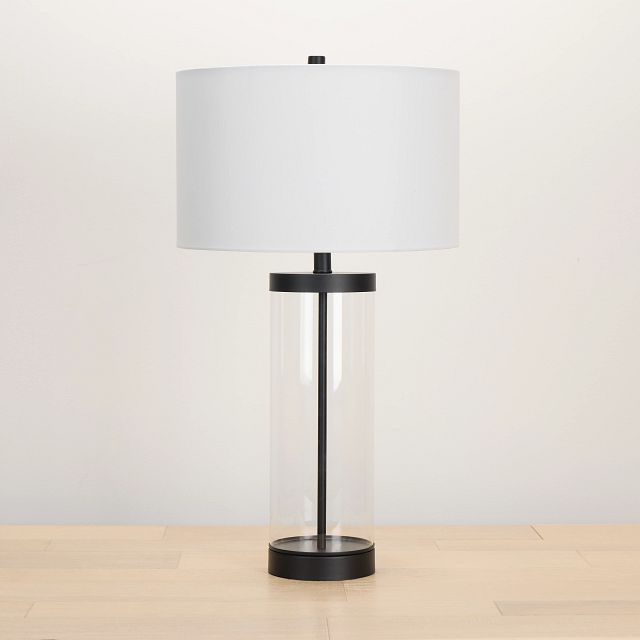 Lucia Black Large Table Lamp