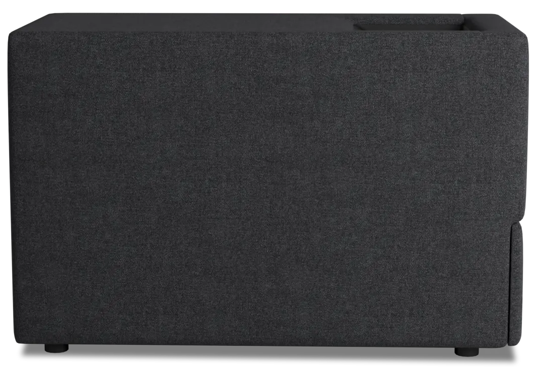 Citymod Dark Gray Fabric Itable Media Console With Storage Drawer Citymod Dark Gray Fabric Itable Media Console With Storage Drawer