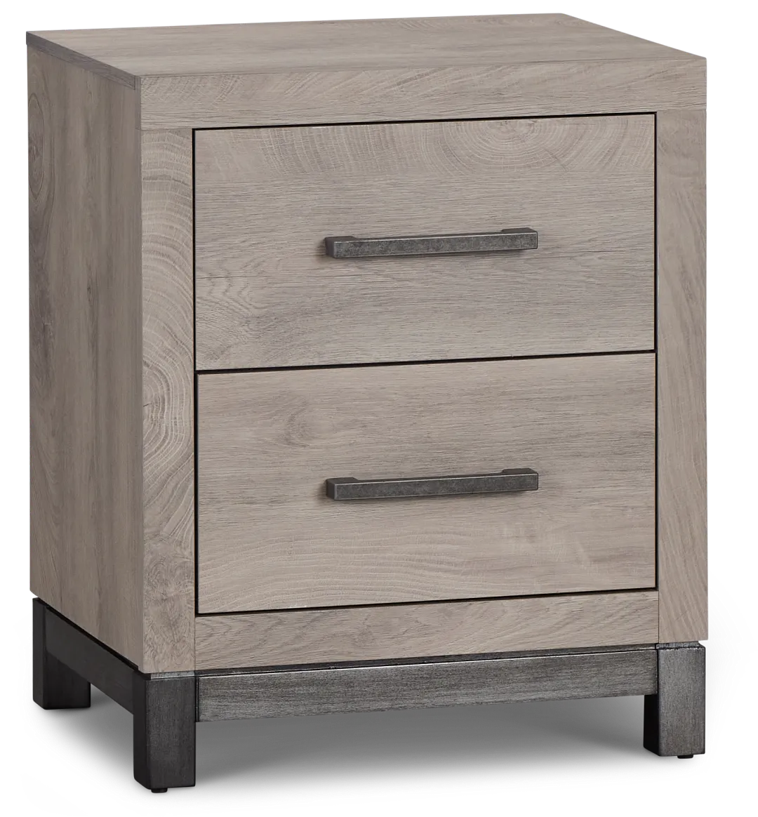 Evanston Gray Nightstand