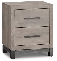 Evanston Gray Nightstand