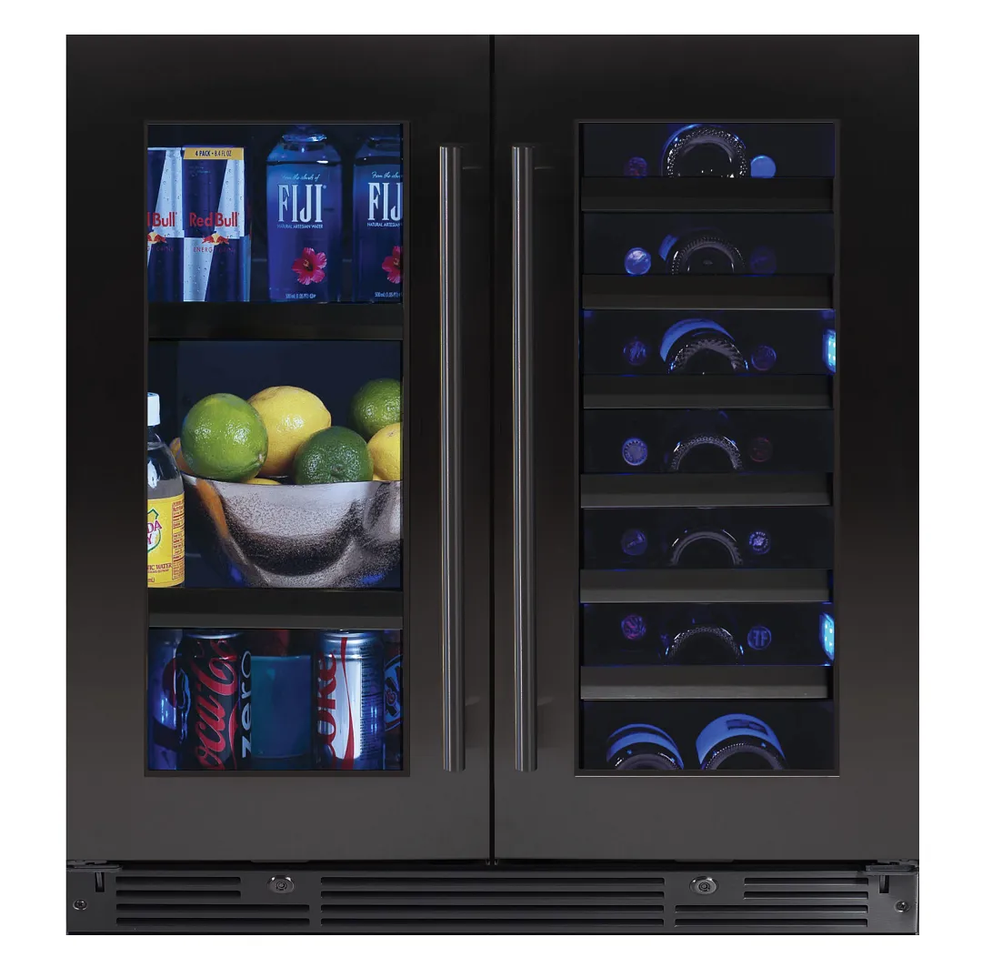 Xo Appliance 30 Series Beverage Center Black Stnl Steel Door Kit