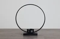Proti Black Small Candle Holder