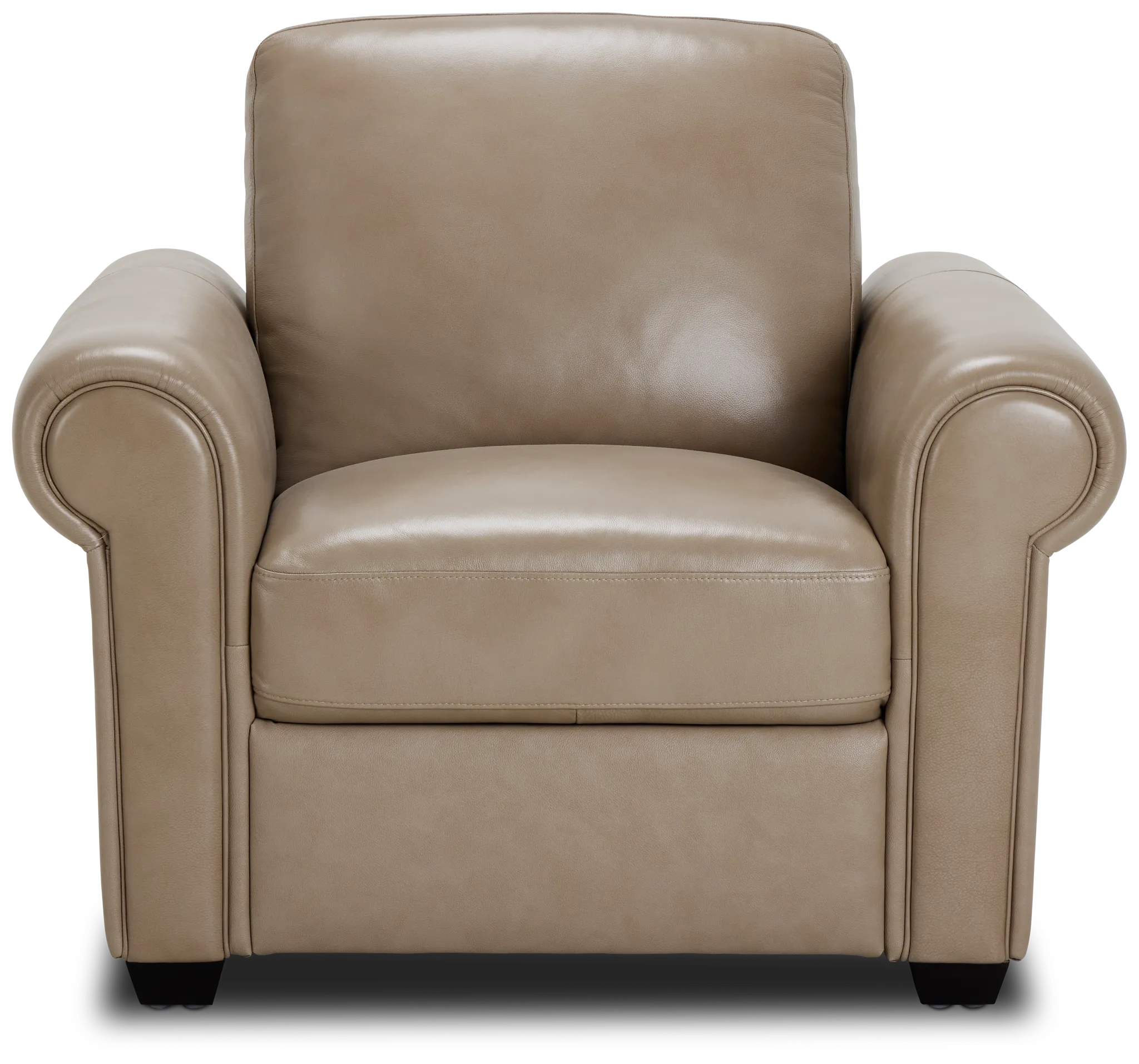 Lincoln Taupe Lthr/vinyl Chair