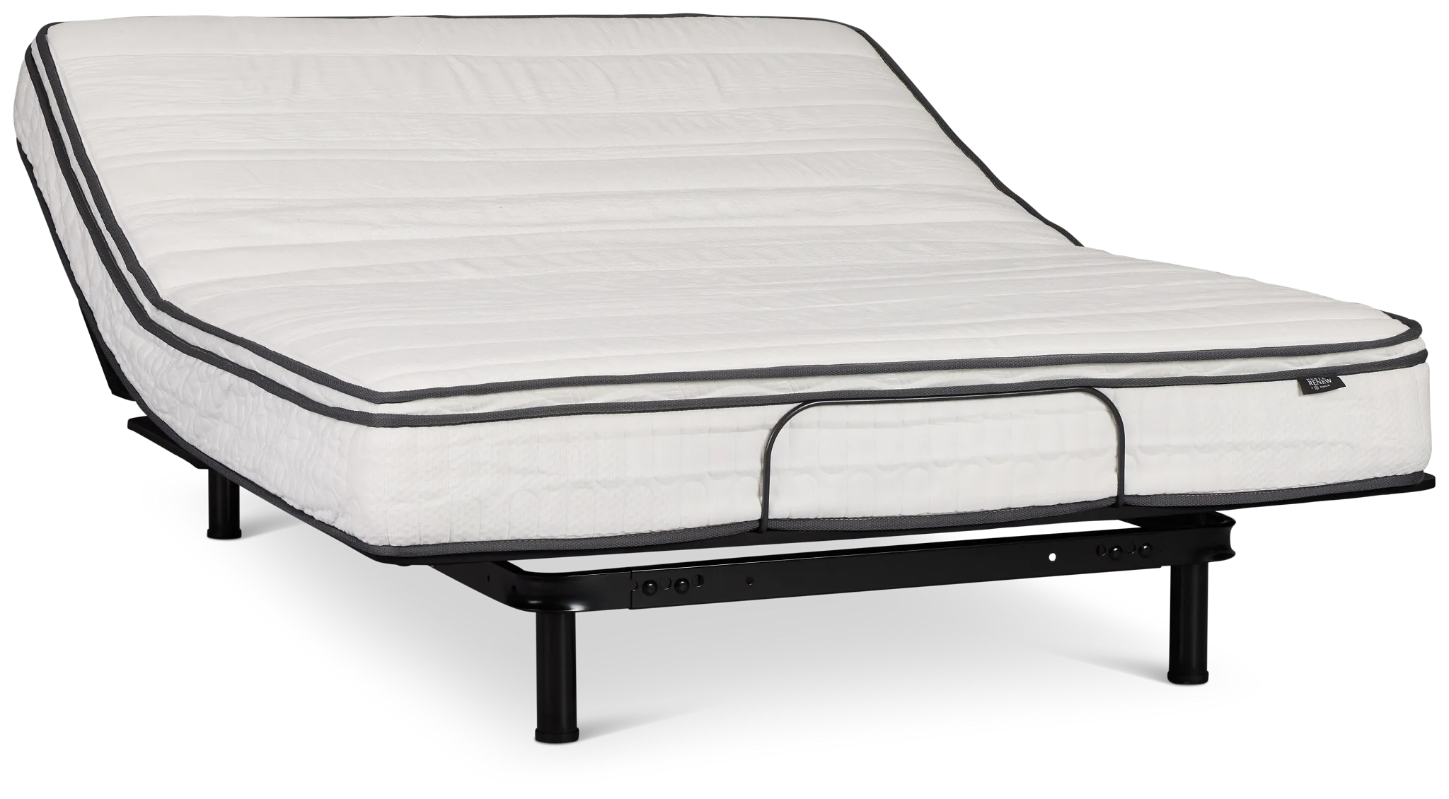 Rest & Renew By Zinus 8" Hybrid Slat Adjustable Mattress Set