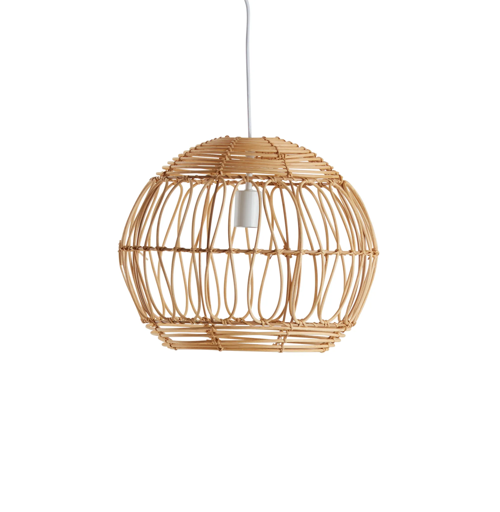 Willow Beige Rattan Pendant