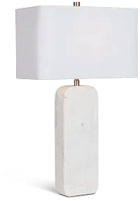 Odina White Table Lamp