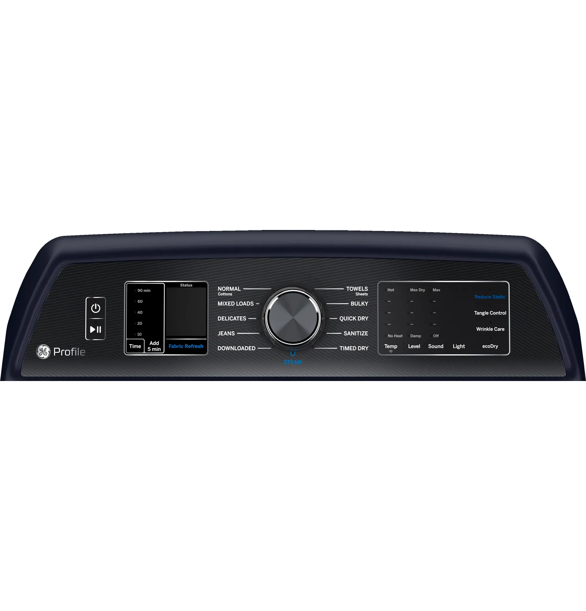 Ge Profile 90 Series Blue Front Load Gas Dryer