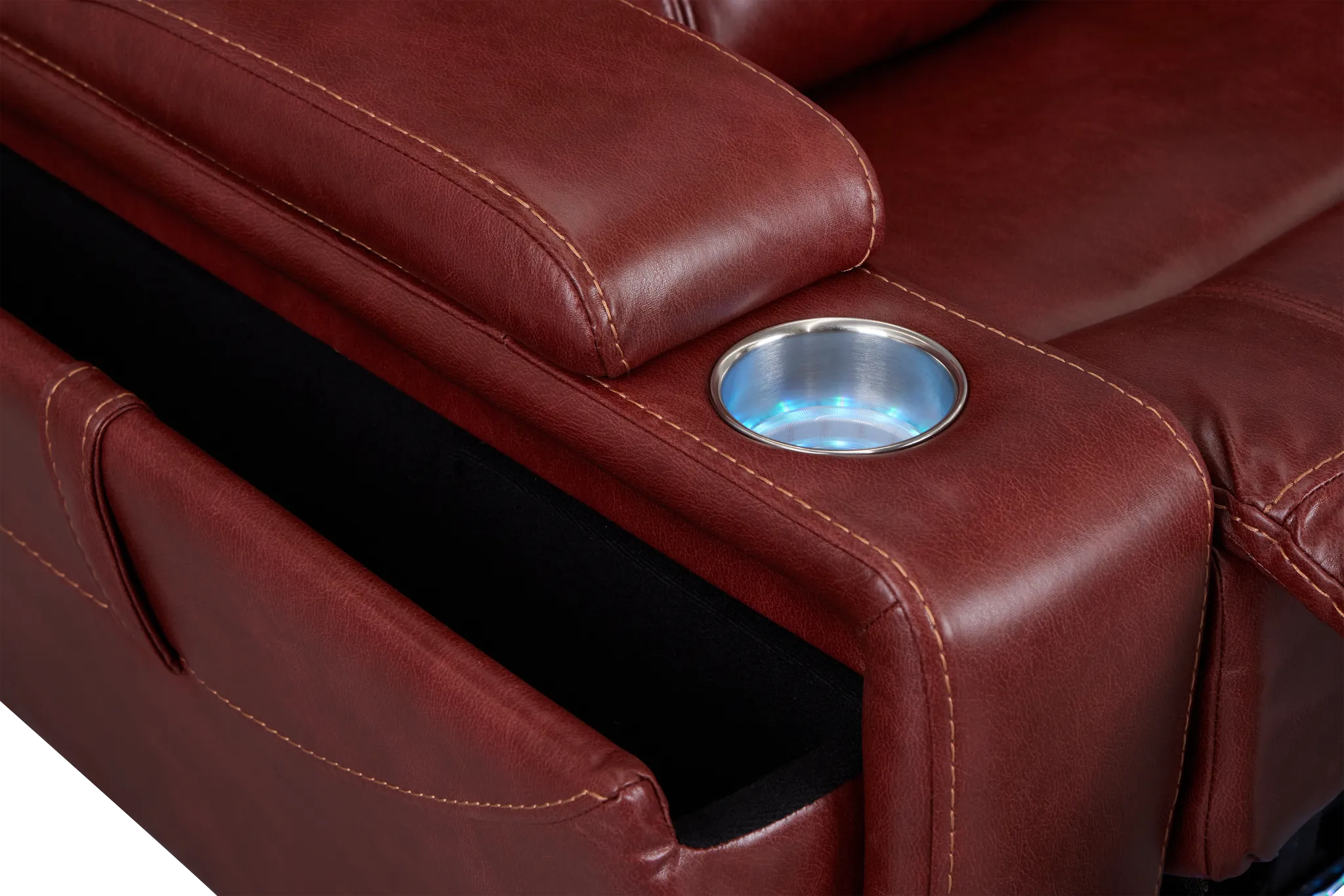 Meta Red Micro Power Recliner