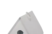 House White Medium Candle Holder