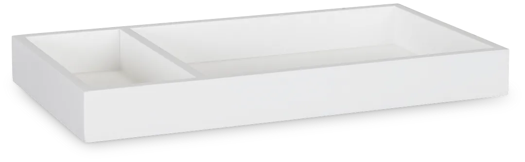 Ramble White Wood Tray