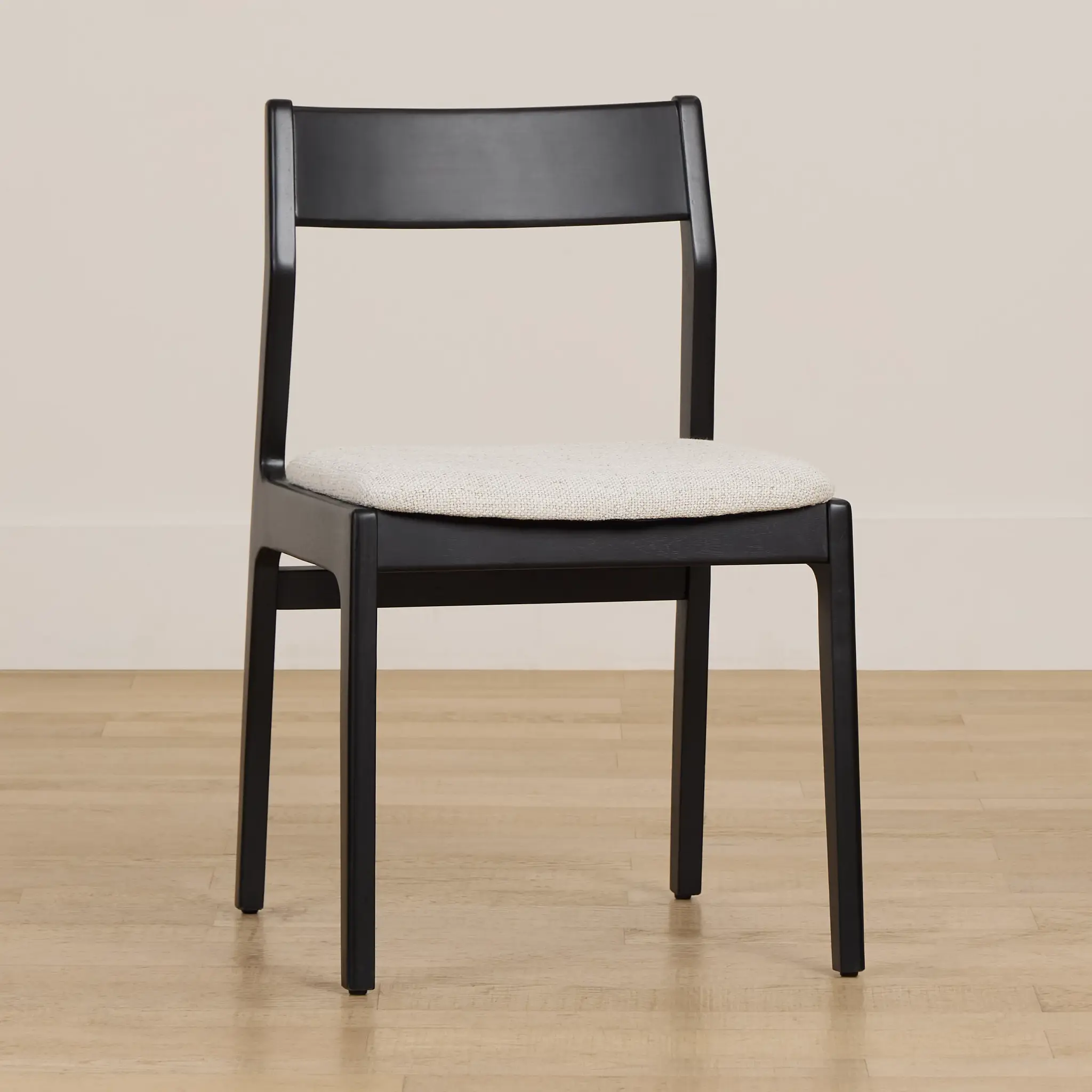 Santorini Black Upholstered Side Chair Santorini Black Upholstered Side Chair