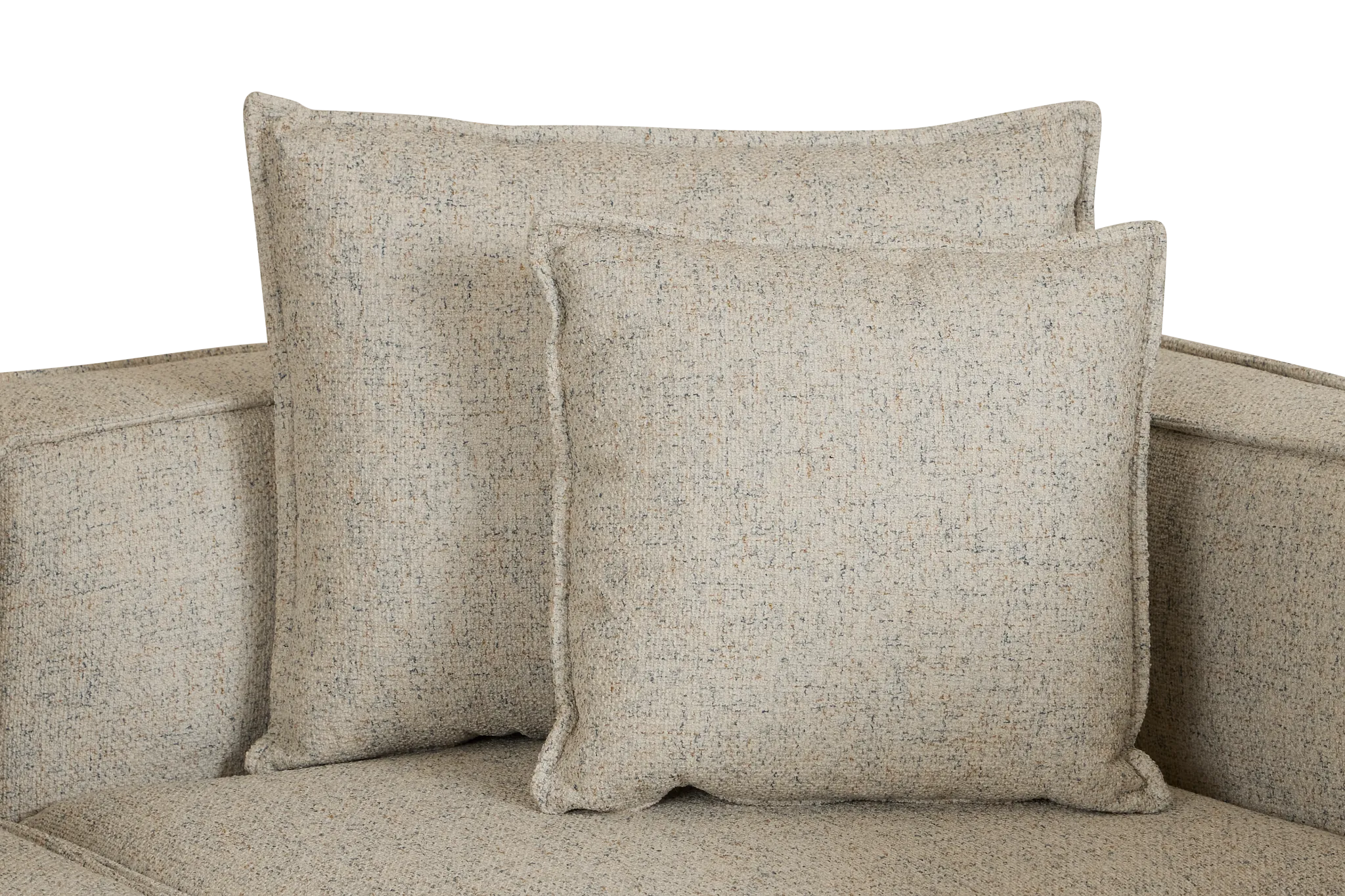 Tatum Beige Fabric 6-piece Modular Sectional