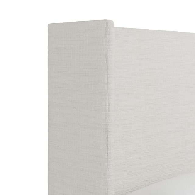 Captiva Maguire Ivory 60" Upholstered Shelter Bed