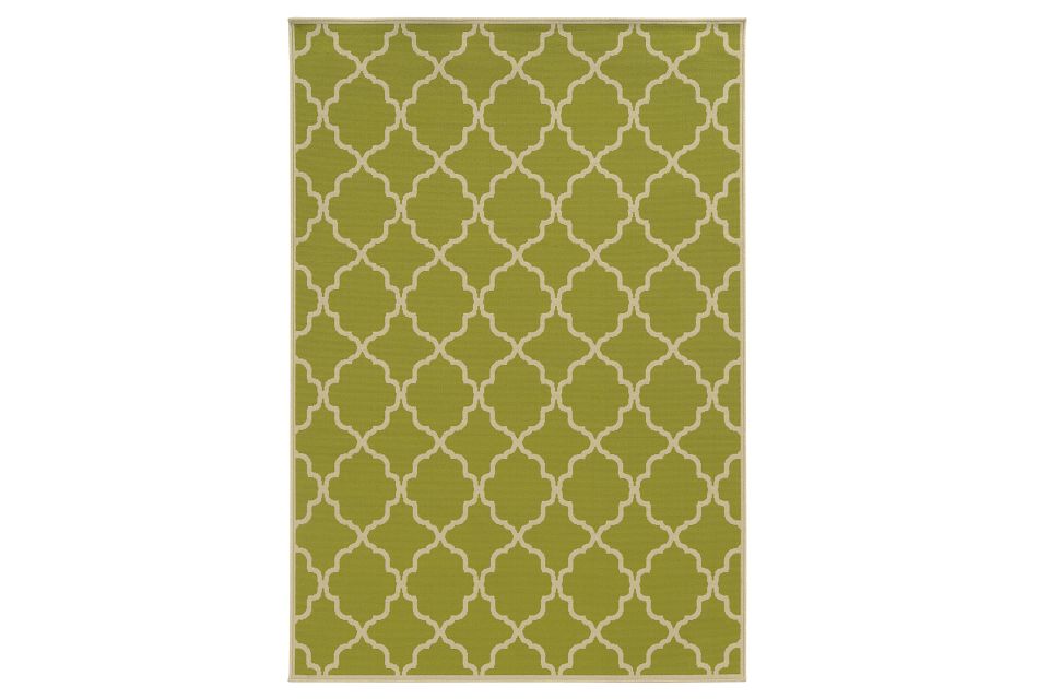 Rivy Green Indoor/outdoor 5X8 Area Rug, 5X8 Area Rug (0)