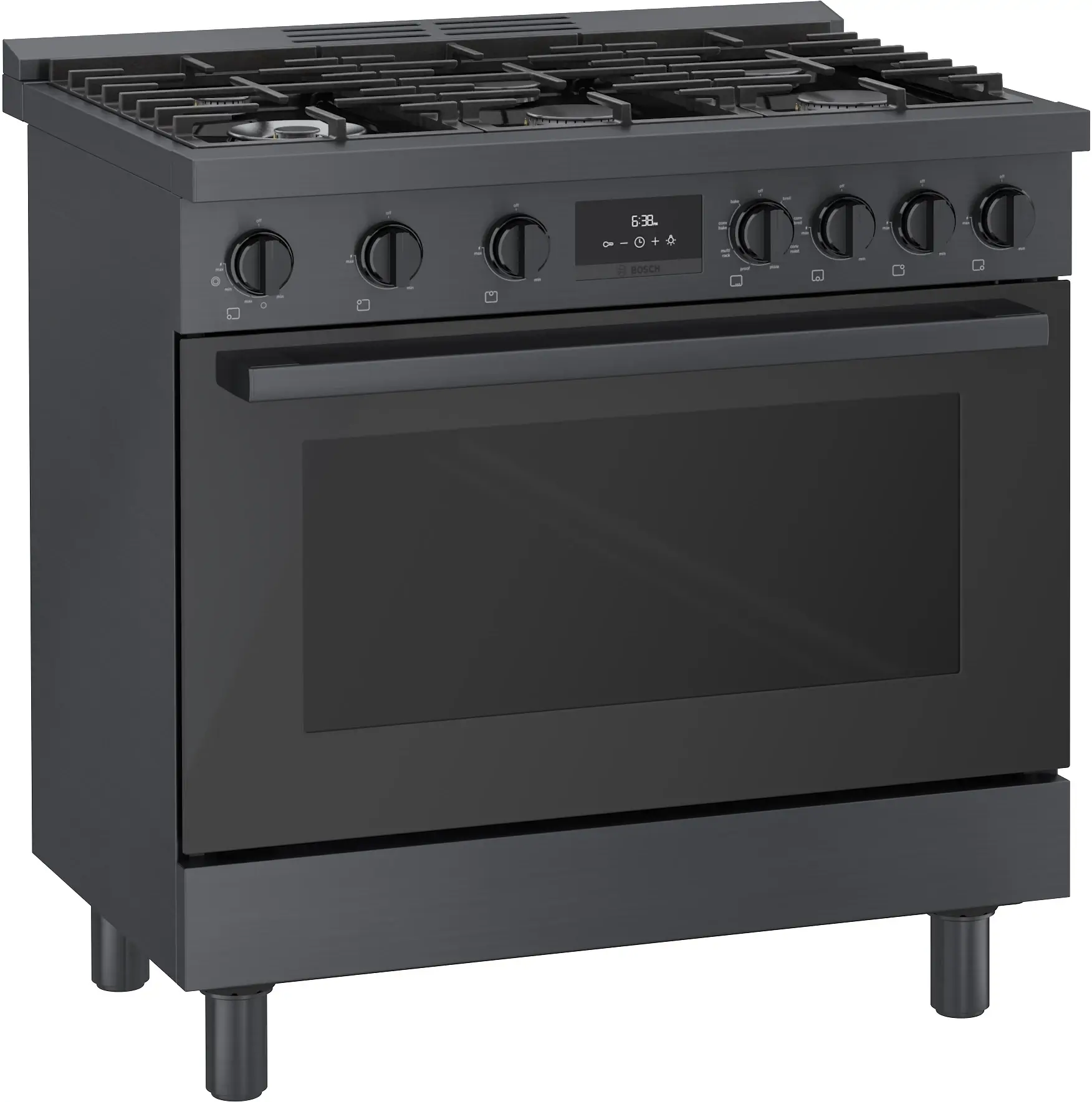 Bosch 800 Series Black 36" Dual Fuel Range Bosch 800 Series Black 36" Dual Fuel Range