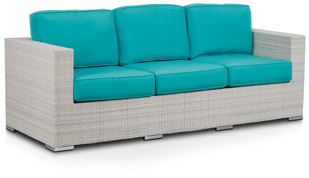 Biscayne Dark Teal Sofa