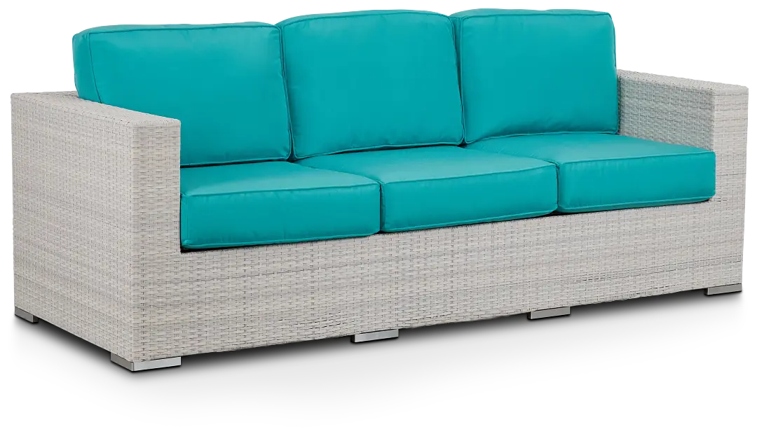Biscayne Dark Teal Sofa Biscayne Dark Teal Sofa