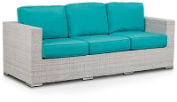 Biscayne Dark Teal Sofa