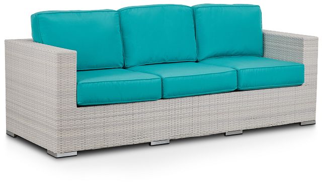 Biscayne Dark Teal Sofa