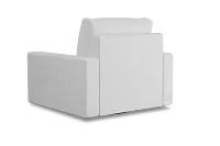 Edgewater Suave White Swivel Chair