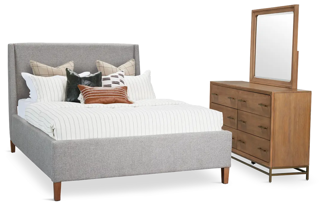 Provo Gray Uph Panel Bedroom Provo Gray Uph Panel Bedroom