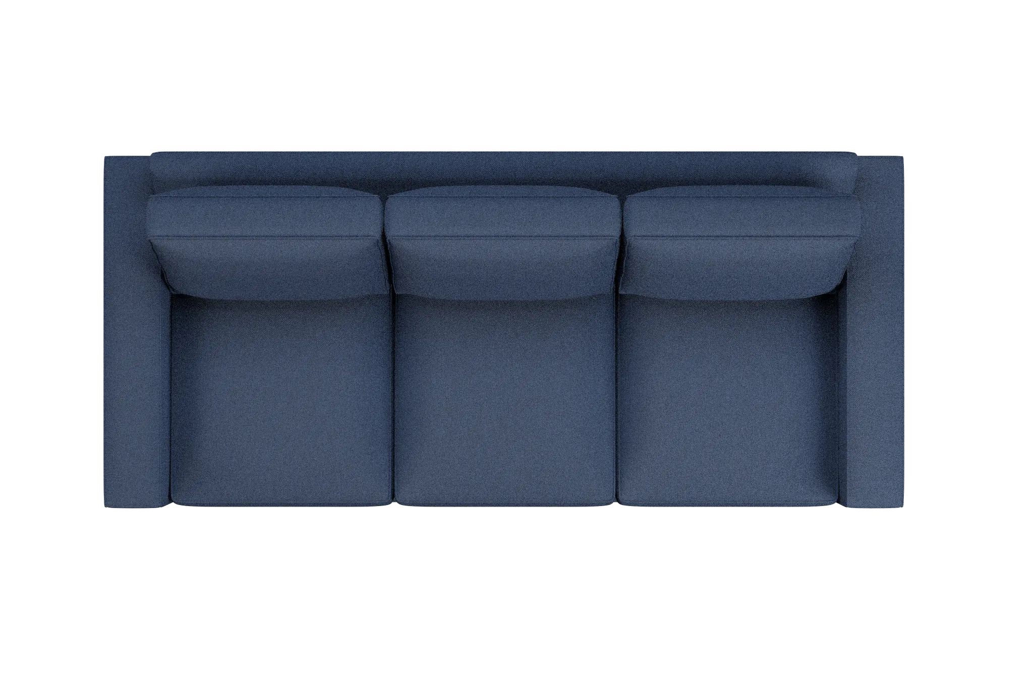 Edgewater Revenue Dark Blue 96" Sofa W/ 3 Cushions