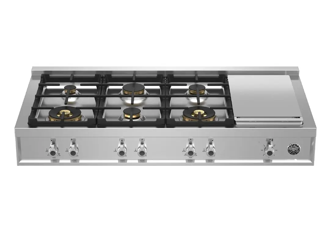 Bertazzoni 486 Series Stainless Steel 48" Gas Cook Top Bertazzoni 486 Series Stainless Steel 48" Gas Cook Top