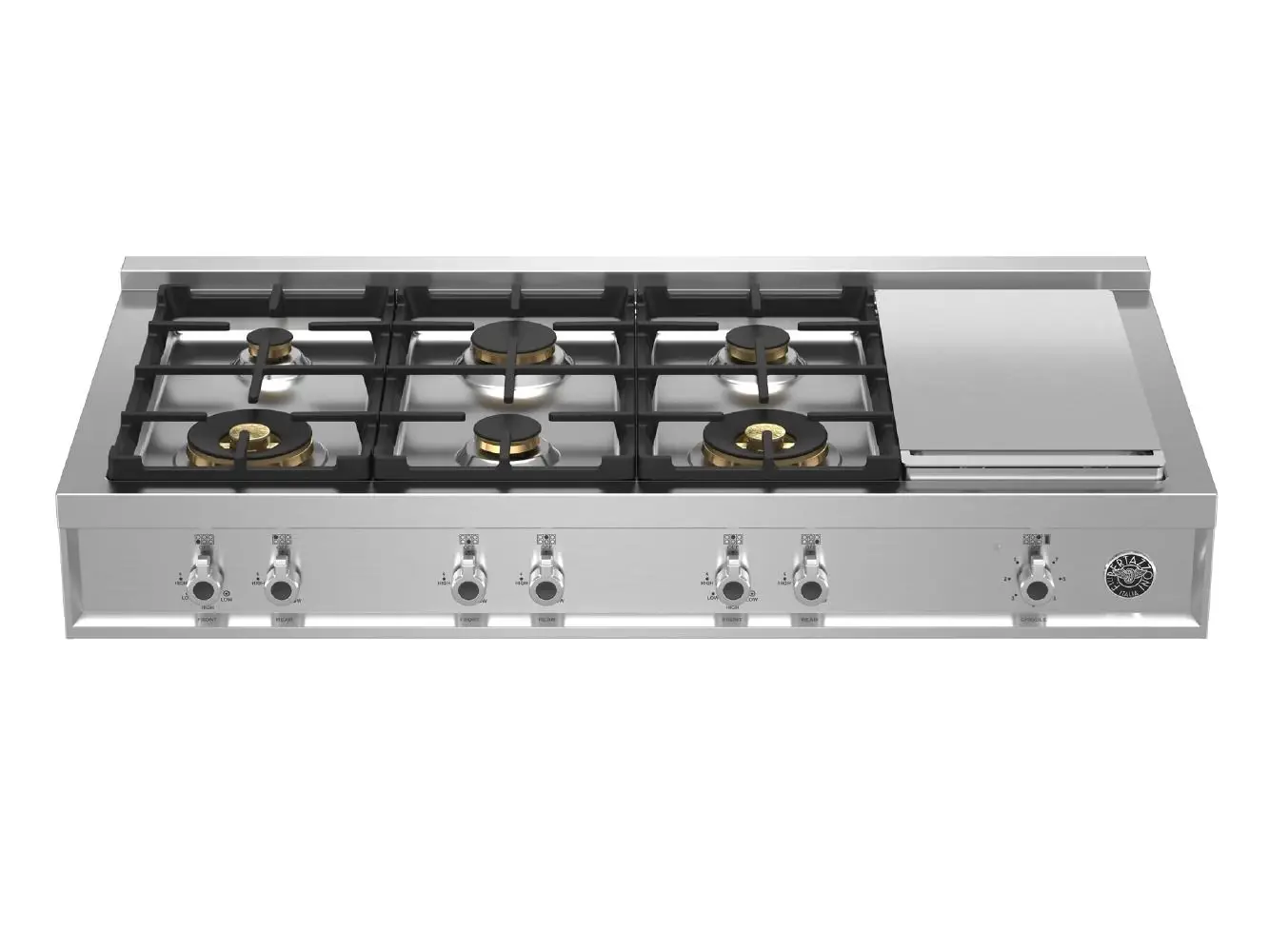 Bertazzoni 486 Series Stainless Steel 48" Gas Cook Top Bertazzoni 486 Series Stainless Steel 48" Gas Cook Top