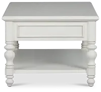 Savannah Ivory Storage Rectangular Coffee Table