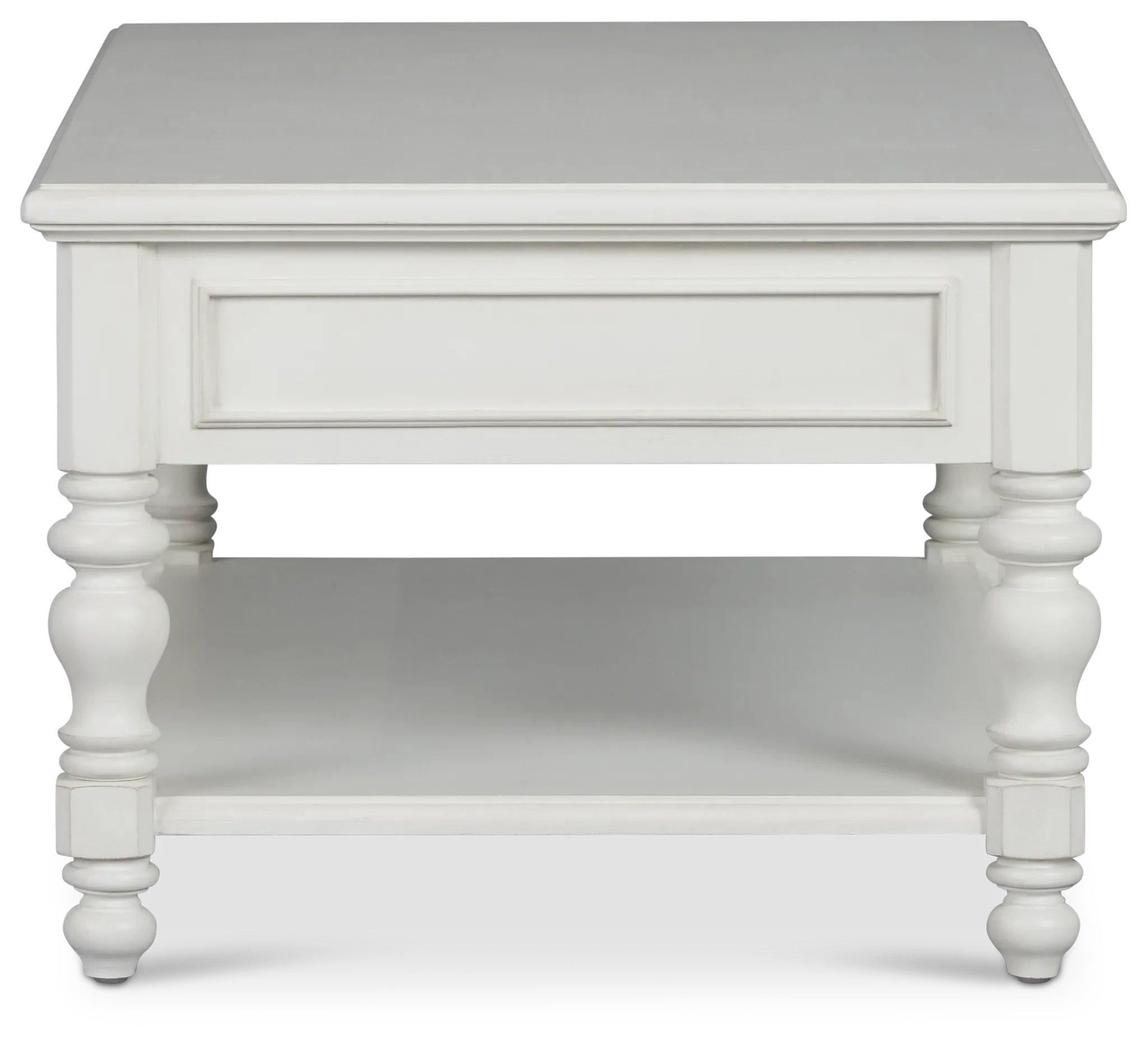 Savannah Ivory Storage Rectangular Coffee Table