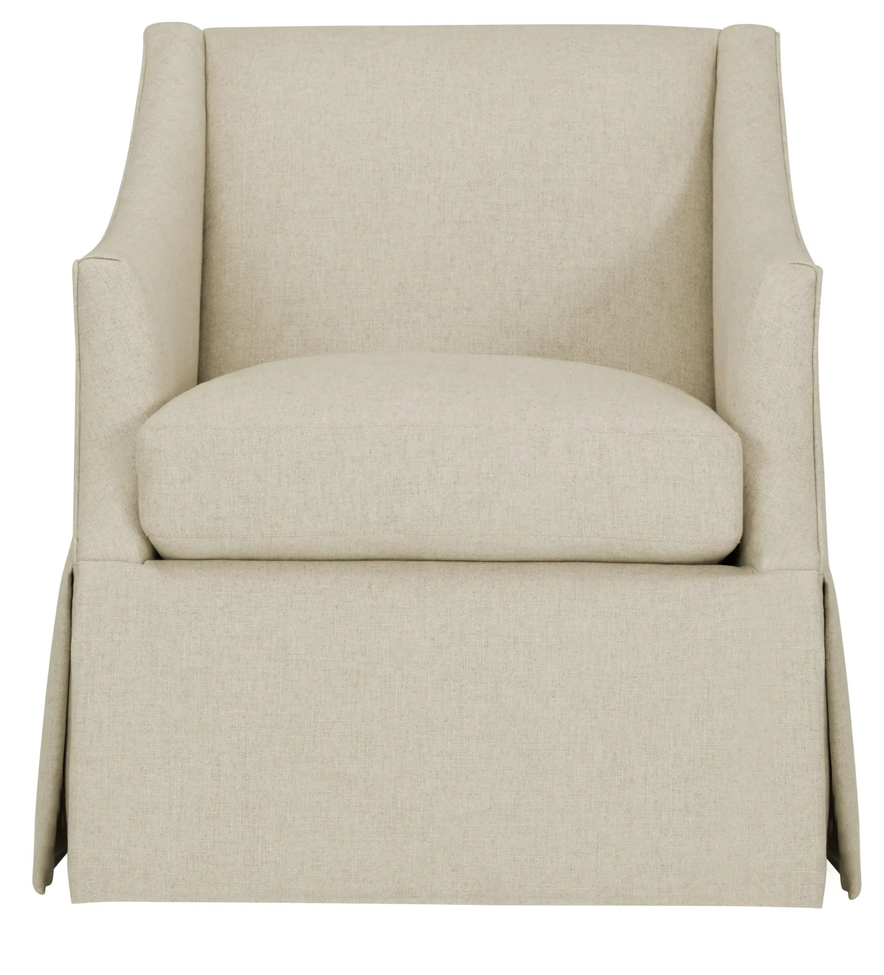 Clayton White Fabric Swivel Accent Chair Clayton White Fabric Swivel Accent Chair