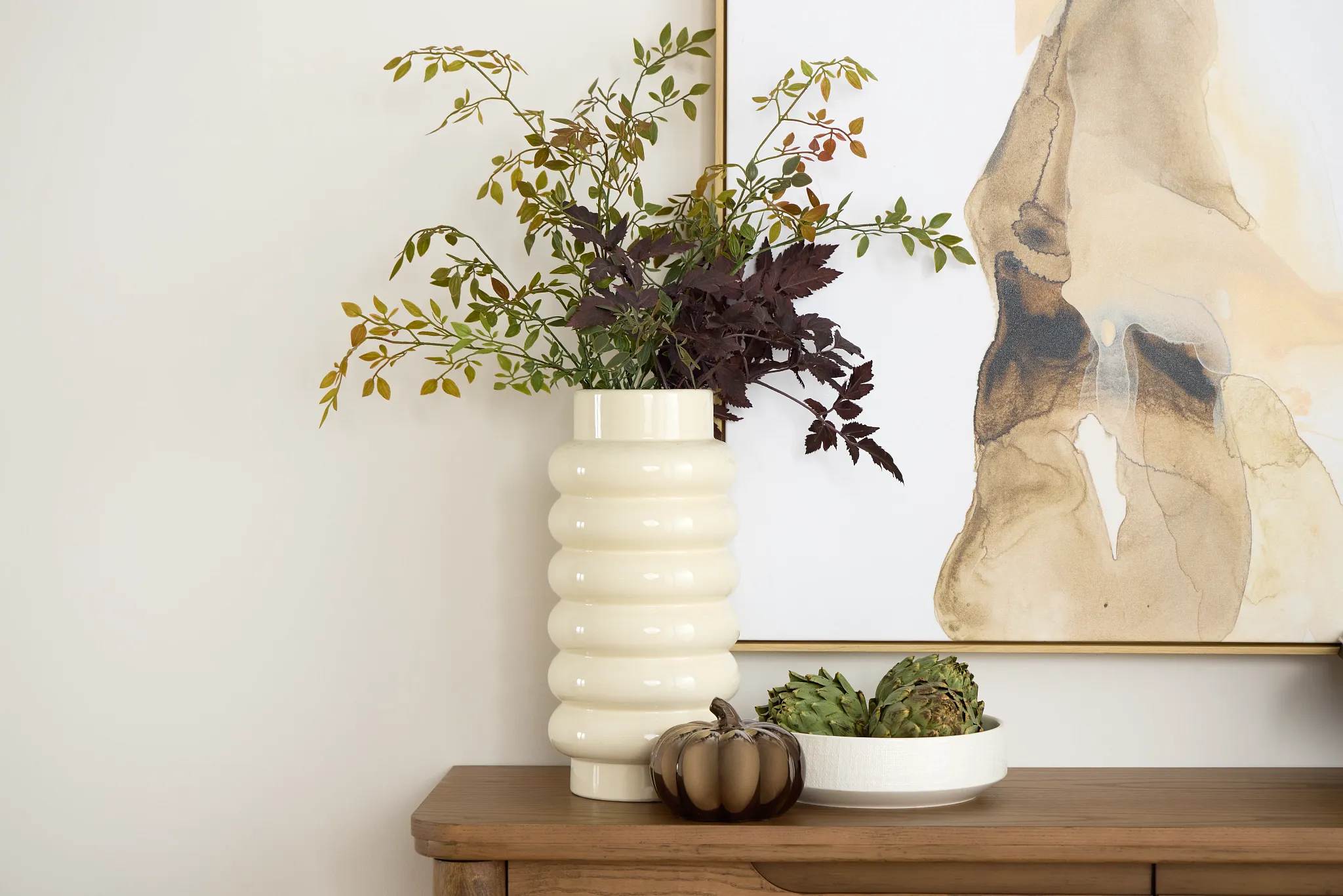 Jonni White Large Vase