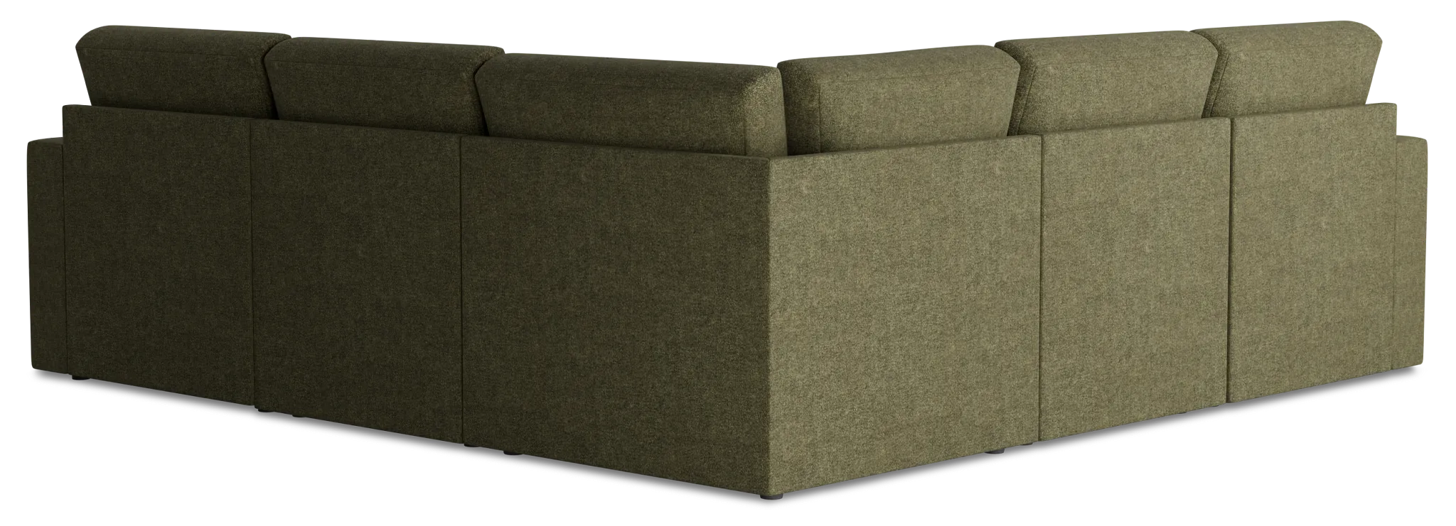 Citymod Green Fabric Small Two-arm Sectional