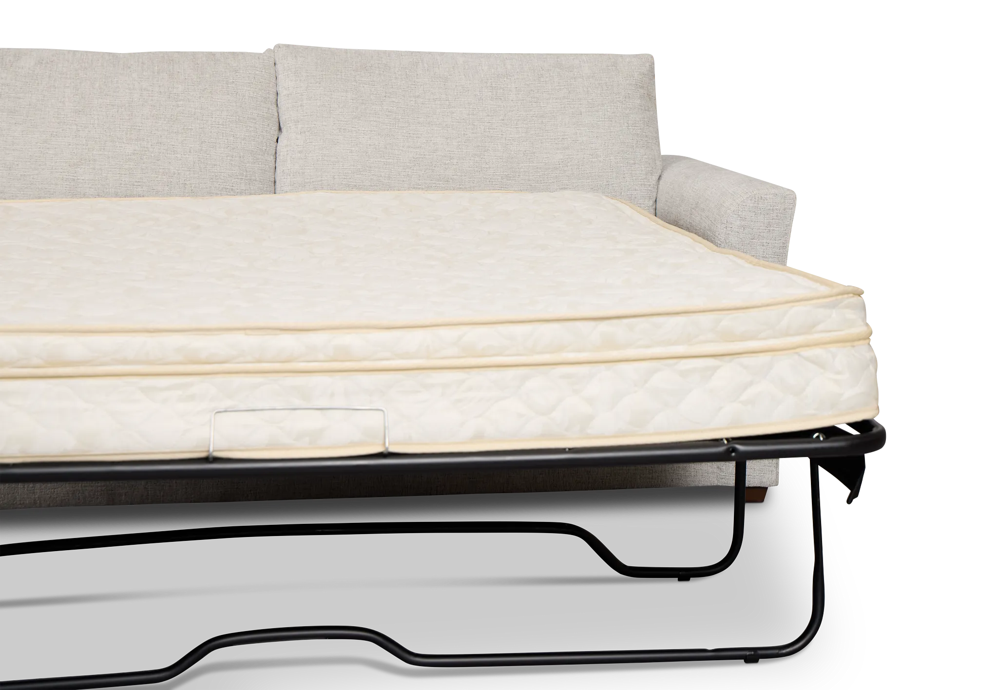 Miller Light Gray Fabric Innerspring Sleeper