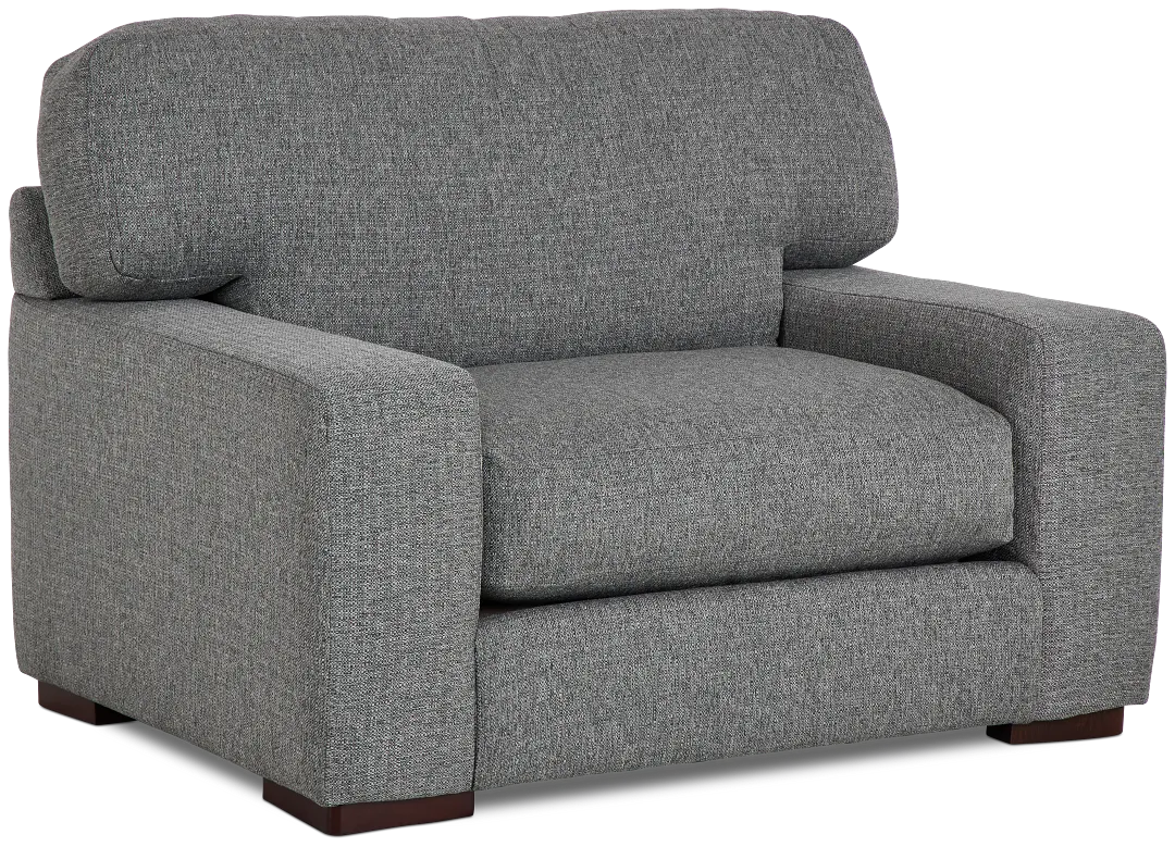 Veronica Dark Gray Down Chair
