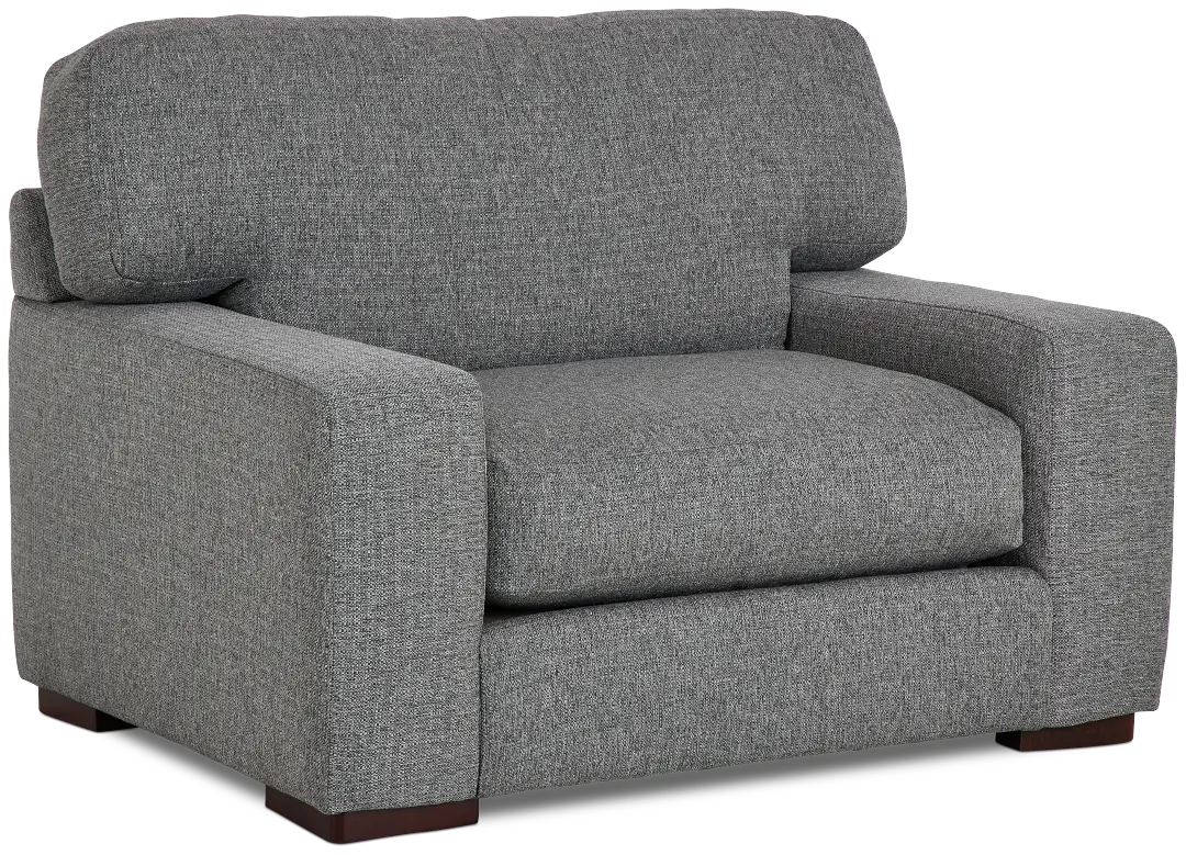 Veronica Dark Gray Down Chair Veronica Dark Gray Down Chair