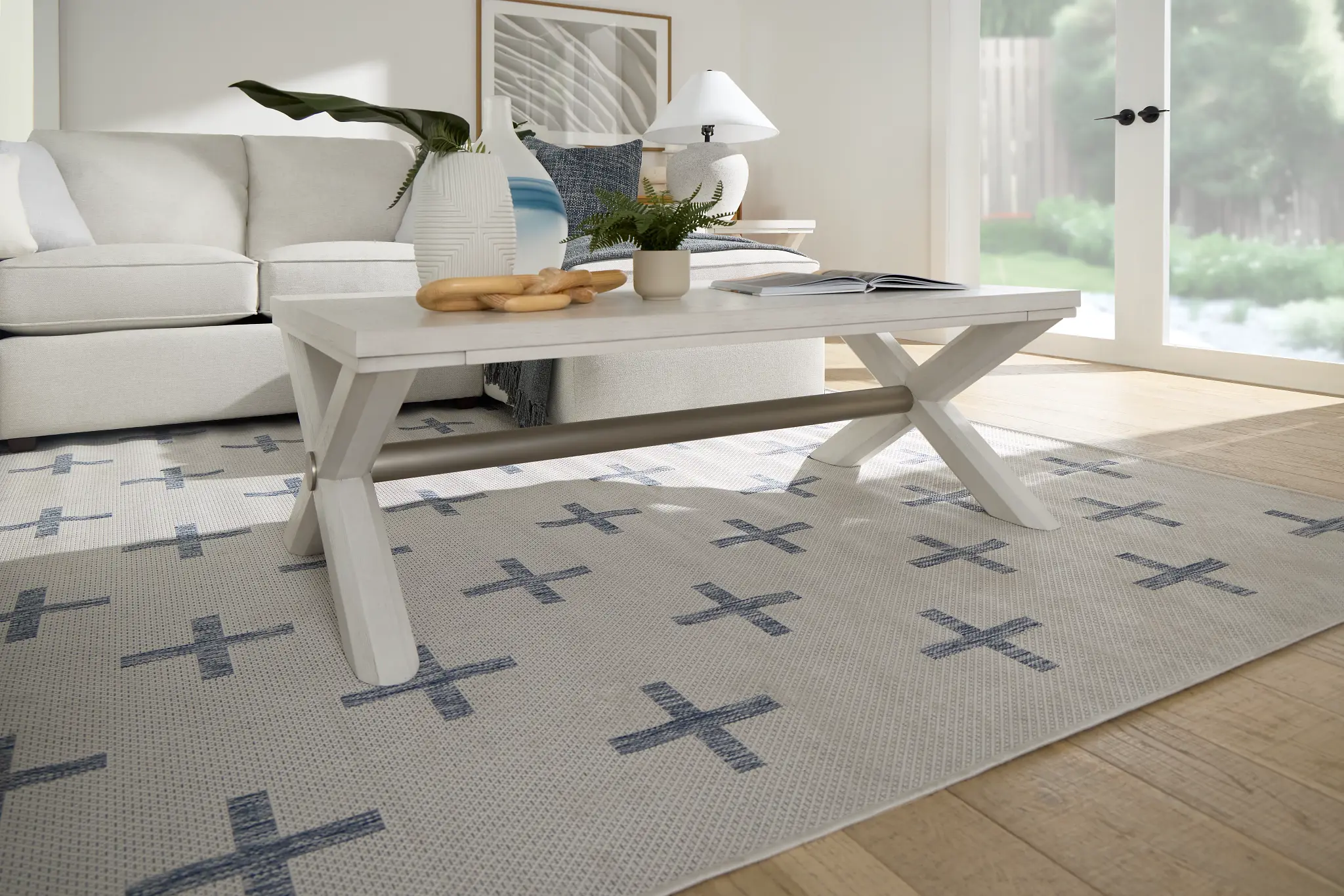 Brookside White Coffee Table Brookside White Coffee Table