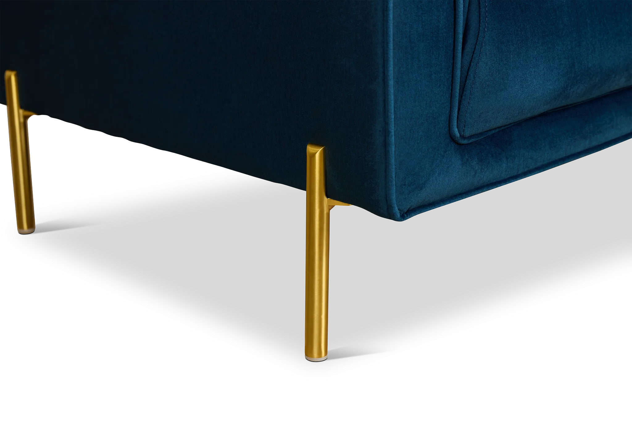 Bella Dark Blue Velvet Sofa