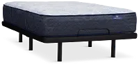 Serta Perfect Sleeper Blue Lagoon Nights Plush Elite Adjustable Mattress Set