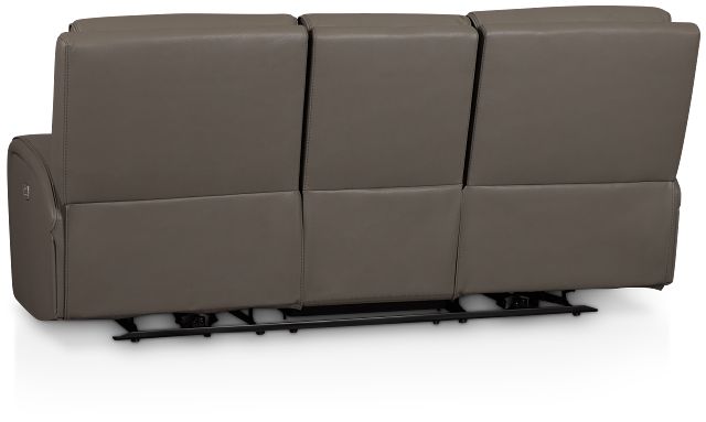 Rhett Gray Micro Power Reclining Sofa