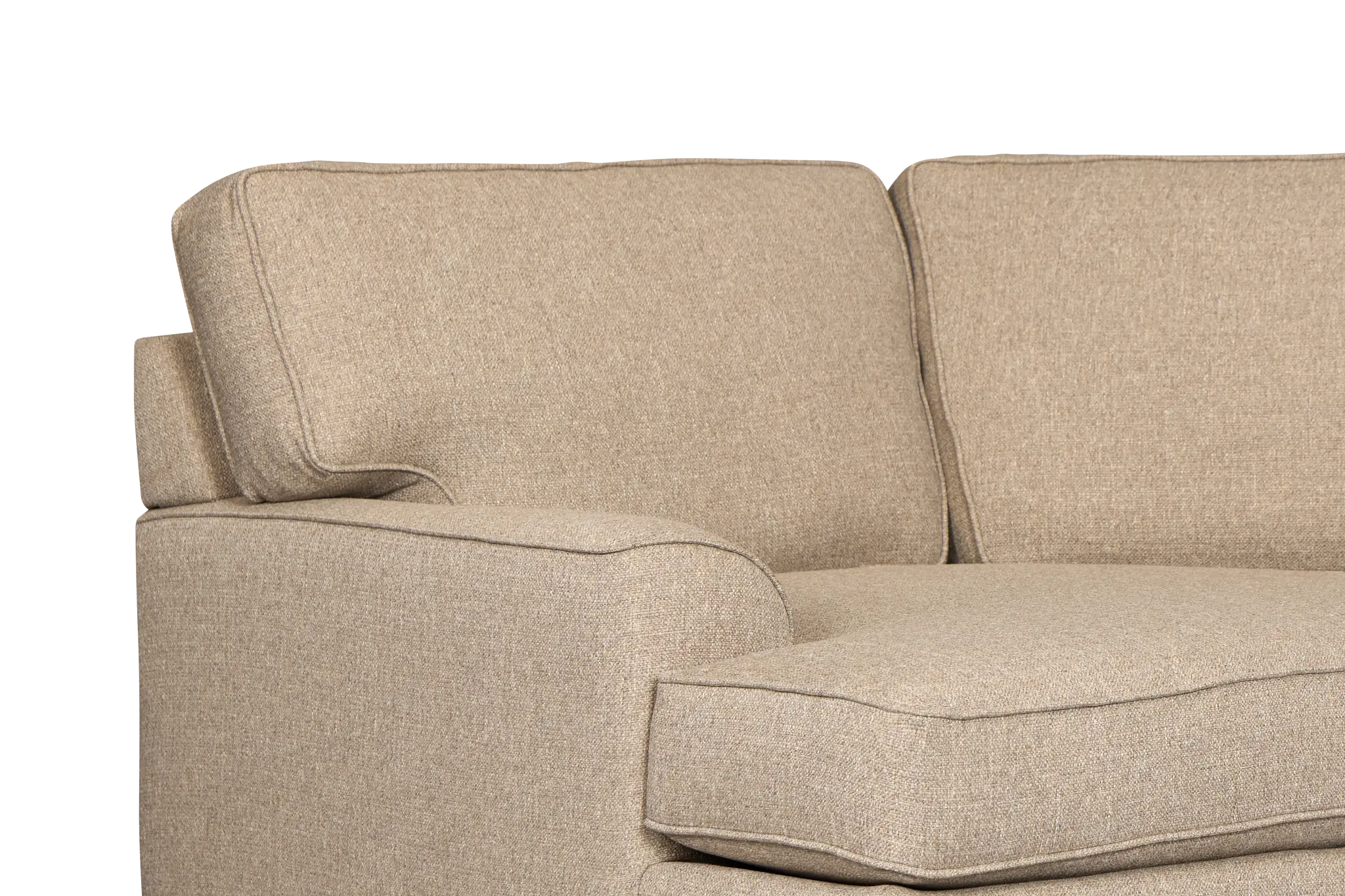 Sinclair Brown Fabric Left Cuddler Memory Foam Sleeper Sectional Sinclair Brown Fabric Left Cuddler Memory Foam Sleeper Sectional
