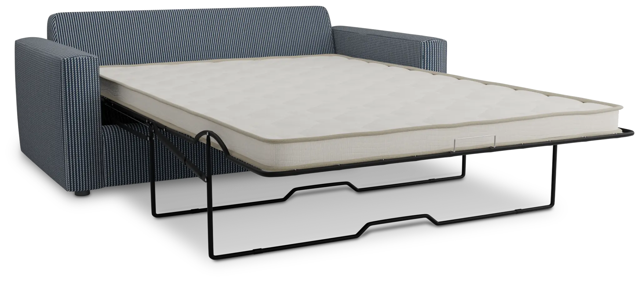 Siesta Lucy Navy Fabric Innerspring Sleeper Siesta Lucy Navy Fabric Innerspring Sleeper