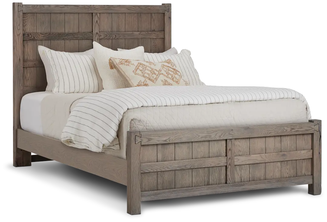Salt Lake Gray Panel Bed Salt Lake Gray Panel Bed