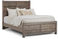 Salt Lake Gray Panel Bed