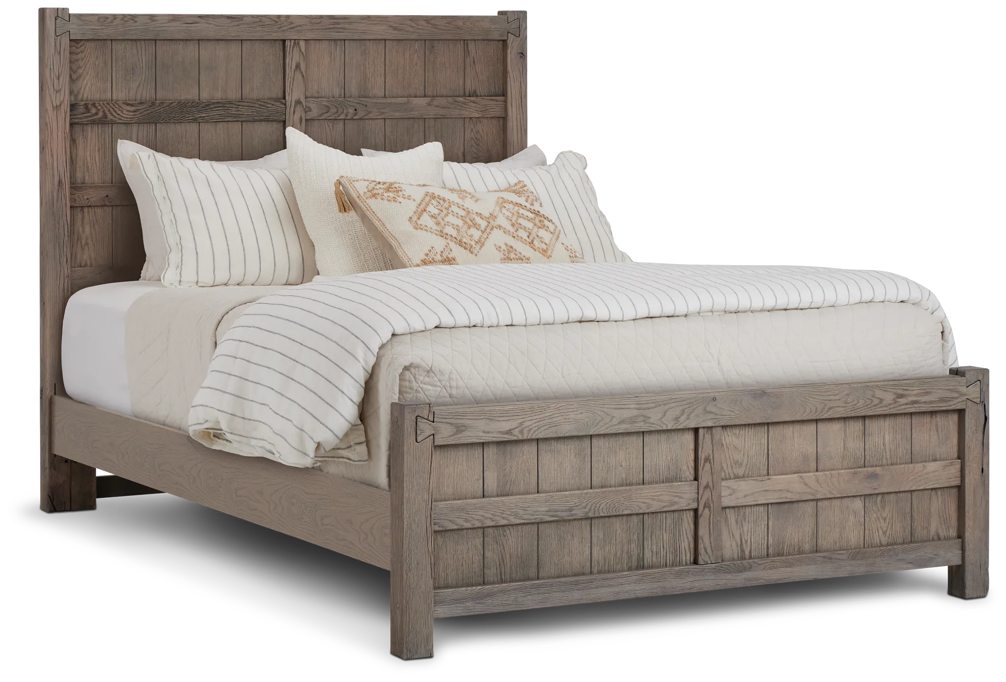 Salt Lake Gray Panel Bed
