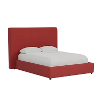 Grayton Elite Red 54" Upholstered Platform Bed