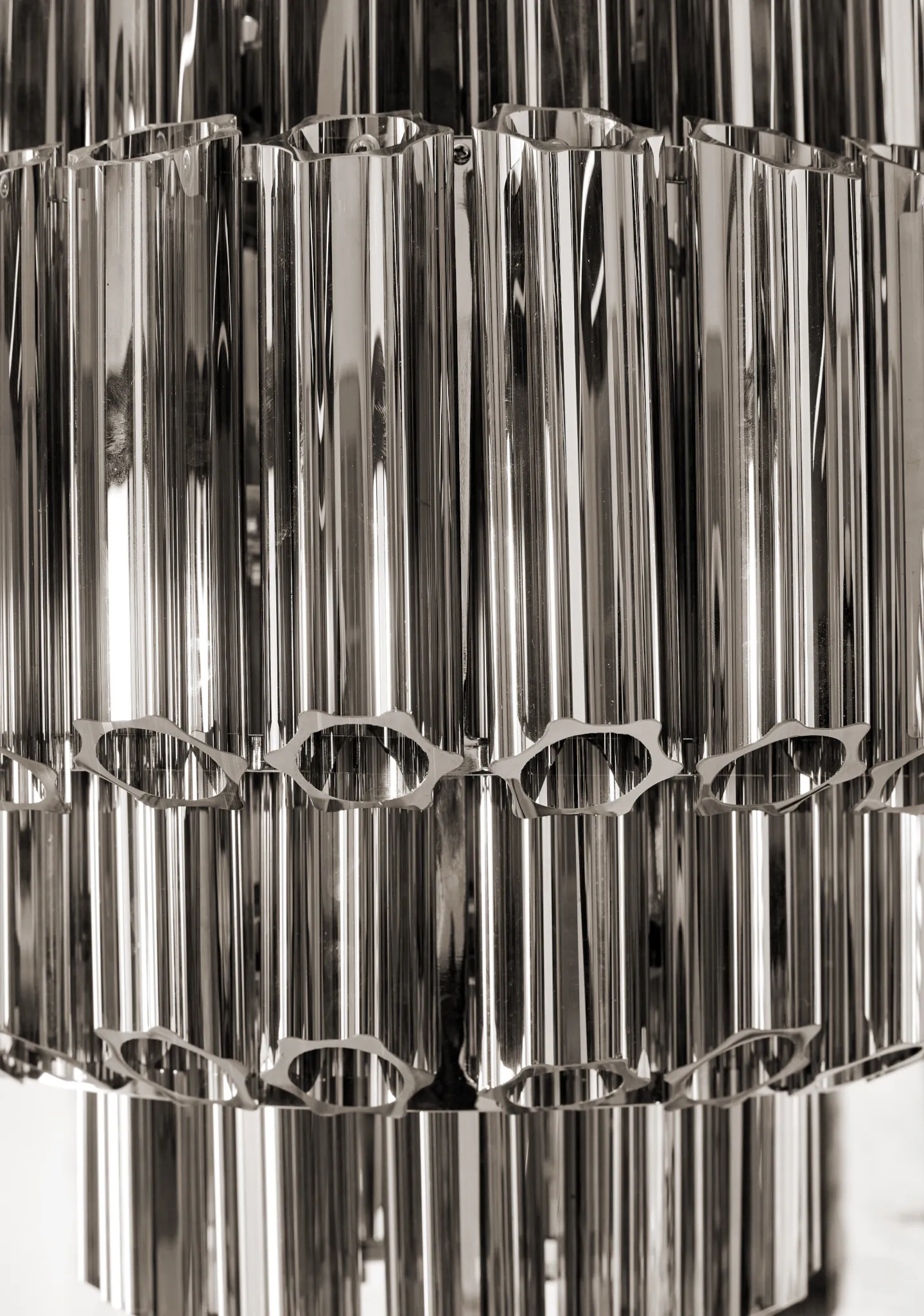 Camryn Black Glass Chandelier