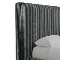 Grayton Lucy Navy 54" Upholstered Platform Bed