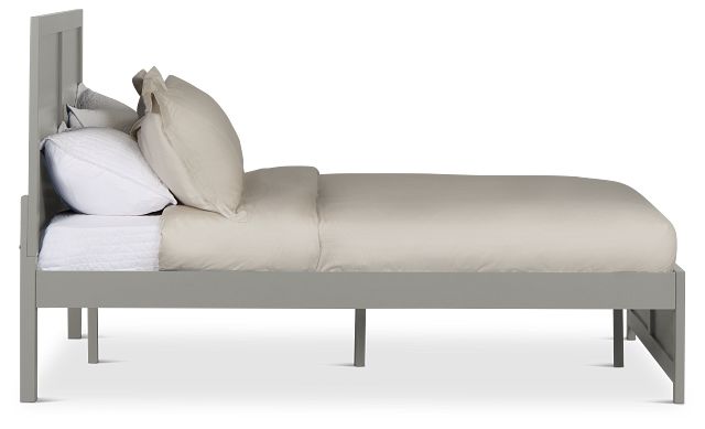 Charleston Gray Panel Bed